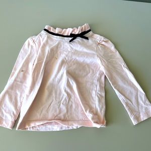 Janie and Jack Ribbon Detail Long Sleeve Shirt